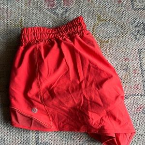 Lululemon hotty hot shorts, size 8